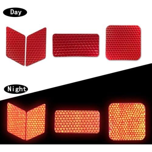 21pcs Reflective Tape Stickers Waterproof High Visibility Safety Warning Tape