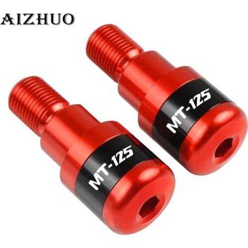 CNC Motorcycle Accessories Handlebar Handle Grips End Hand Bar End Cap For YAMAHA MT-125 MT 125 MT125 2014-2018 2015 2016 2017