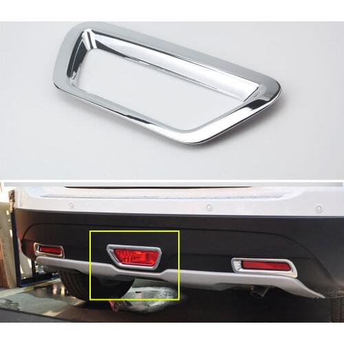 For Suzuki SX4 S-Cross 2014-2018 ABS Chrome Car Brake Light Lamp Cover Trim Frame