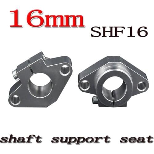 Hot Sale! 4pcs/lot SHF16 16mm horizontal linear shaft support 16mm Linear Rail Shaft Support XYZ Table CNC SHF Series Rail Shaft