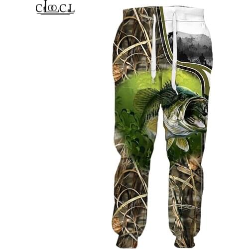 HX Newest Popular Animal Fish 3D Print Trousers Men Women Popular Streetwear Trousers Harajuku Casual Pant Drop Shipping
