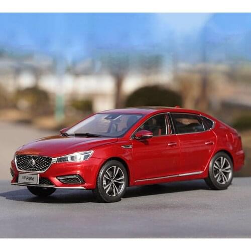 Diecast 1:18 SAIC MG6 Simulation Alloy Car Model Adult Collection Decoration Souvenir Ornaments Display Vehicle Toys Gift