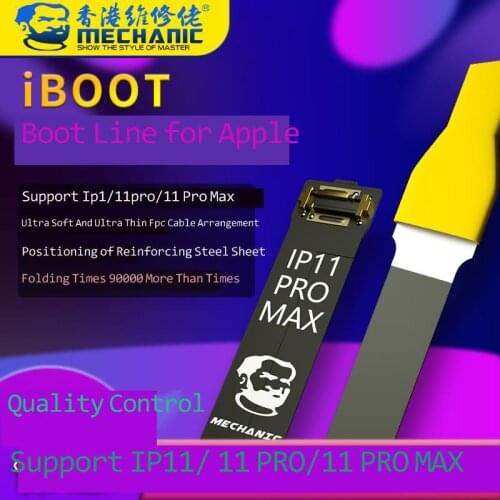 Mechanic iBoot Box Boot Line For iPhone 11/11 Pro/11 PRO MAX Test line Phone Service DC Power Supply Current Testing Cable