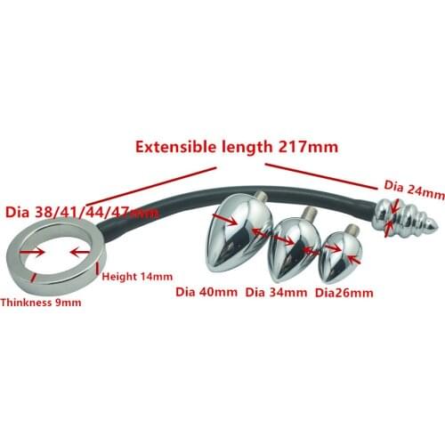 Metal Scrotal Pendant Ring with Anal Embolism In The Backyard Medical Silicone