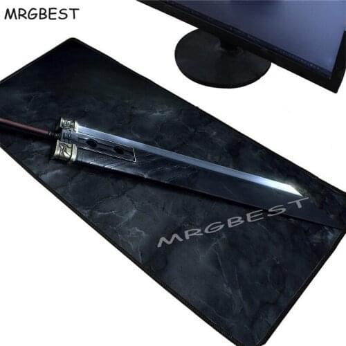 MRGBEST Anime SAO Sword Art Online Lock Edge Desktop Gaming Mousepad PC Laptop Large Mouse Pad Gamer Desk Mat for CSGO Xxl L