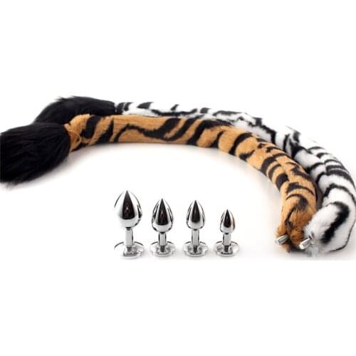 Novelty Unisex Cosplay Costumes Props of Separable Anal Plug Horse Tail for Couples Life Flirting Adults Products Anal Sex Toys