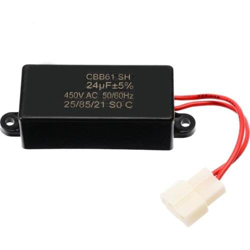 New 24uF CBB61 Generator Capacitor 450VAC For Brushless Gas & Diesel Generators 84x40x23