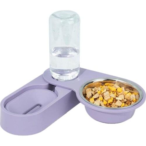 Pet Dog Cat Bowl Fountain Automatic Water Food Feeder Dispenser Container For Cats Dogs Drinking Pet Products Supplies