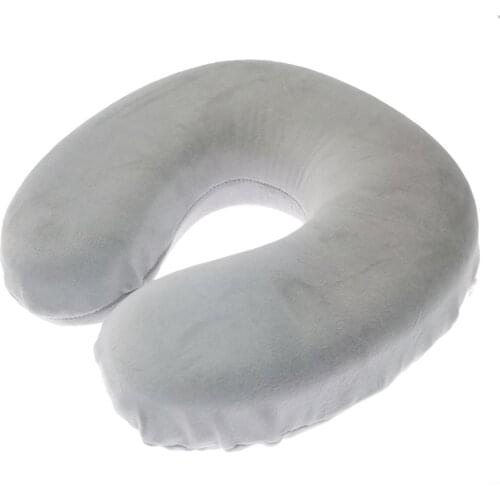Memory Foam Neck Pillow Resting Head Neck U Shape Soft Travel Pillow for Business Office Train Rest