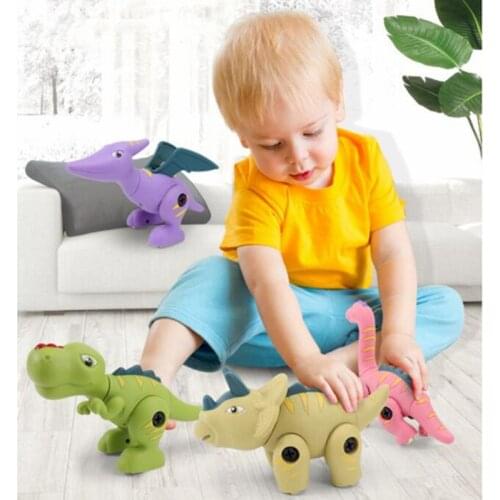 Take Apart Dinosaur Toys for Child Education Toys Building Construction Kits with screwdriver Kids STEAM Learning Dinosaur Toy