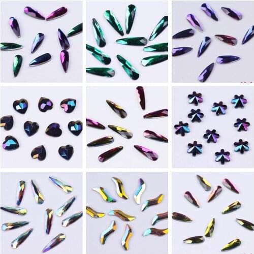 Rhinestones Applique for Clothing Nail Art Decoration Glue on Rhinestones Nail Diamond Rhinestone Wedding Dress Crystals Flower