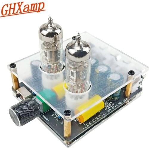 GHXAMP 6J3 Tube Preamplifier Amplifier HiFi Valve Preamplifier Board Class A Volume Adjustable Single DC12V-16V 1pc