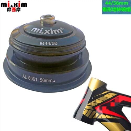 1 1/8" Bicycle Headset 44x28.6 & 56x39.8/30mm Mountain MTB MBX Cycling Bike Threadless Tapered tube 2 Bearing part Accessories