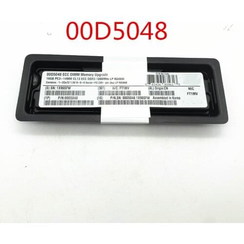 00D5048 46W0670 00D5047 16G DDR3 1866 ECC REG Ensure New in original box. Promised to send in 24 hours