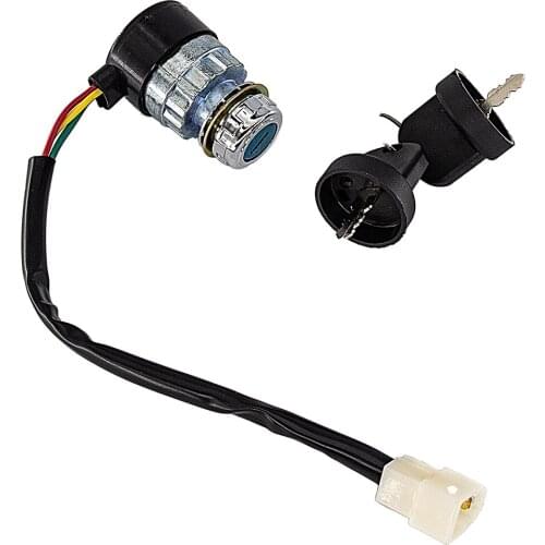 3 Wire 3 Pin Ignition Keys Switch Start Lock For Most 50-250CC Motorcycle Dune Buggy Go Kart ATV