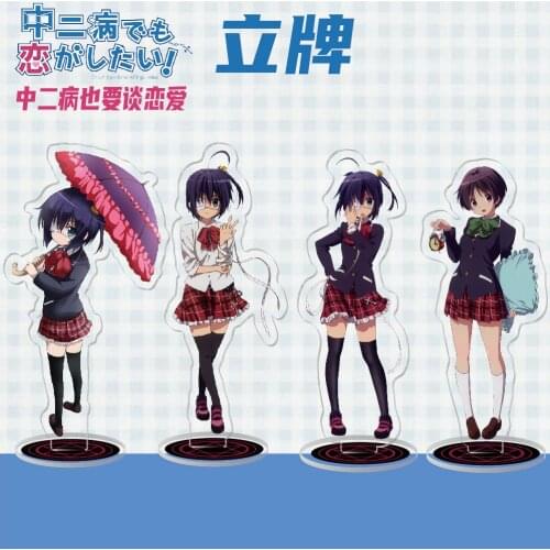 Anime Chuunibyou Demo Koi Ga Shitai Acrylic Stand Figure Desktop Standing Plate Decoration Collection Model Toy Gifts