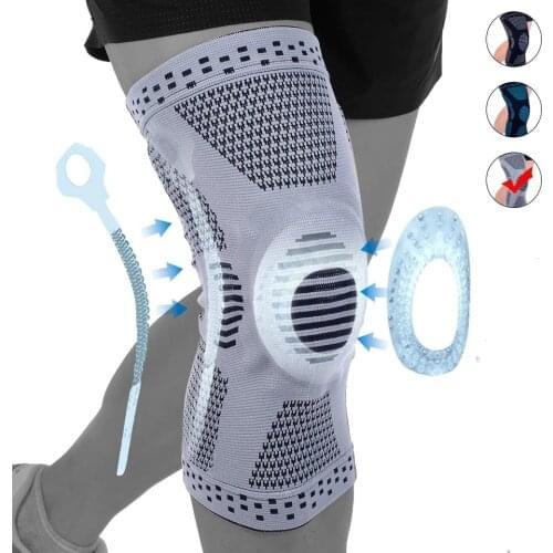 1PCS Knee Brace Compression Sleeve - Knee Braces Knee Support for Arthritis, Meniscus Tear, Joint Pain Relief & Sport