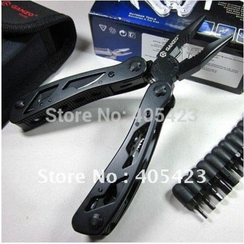 Free shipping! Ganzo tools.22 functions pliers cutter camping outdoor best quality Multi-function Camping tools 1pcs/lot