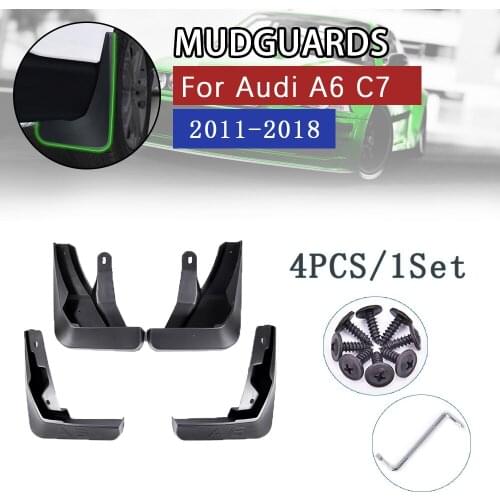 Mudflap for Audi A6 Sedan Saloon Avant C7 2011~2018 Fender Mud Guard Splash Flaps Mudguards Accessories 2007 2008 2009 4th 4 Gen