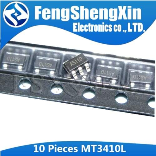 10pcs MT3410L SOT23-5 MT3410 AS11D SOT SMD Synchronous buck converter chip