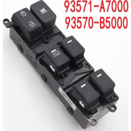 Power Window Main Switch Driver 93571-A7000 For Forte Cerato K3 2014-2017 93581A7100 93570B5000 Four-door glass controller