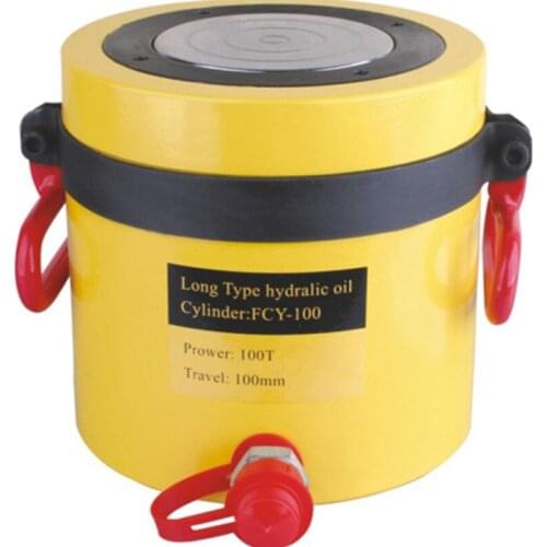 1pc 100 T 100mm stroke tipo di Lunga durata hydraulic jack, idraulico ram FCY-100