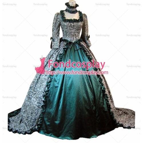 Gothic Lolita Punk Medieval Gown Figure Long Evening Dress Jacket Tailor-made[CK1431]