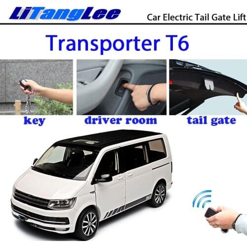 LiTangLee Car Electric Tail Gate Lift Tailgate Assist System For Volkswagen Transporter T6 2016~2020 Remote Control Trunk Lid