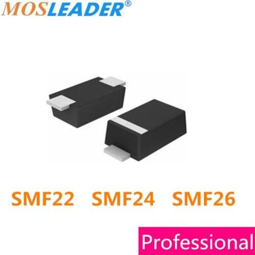 Mosleader 1000PCS SOD123F 1206 SMF22 SMF24 SMF26 SMF22A SMF22CA SMF24A SMF24CA SMF26A SMF26CA ESD 22V 24V 26V