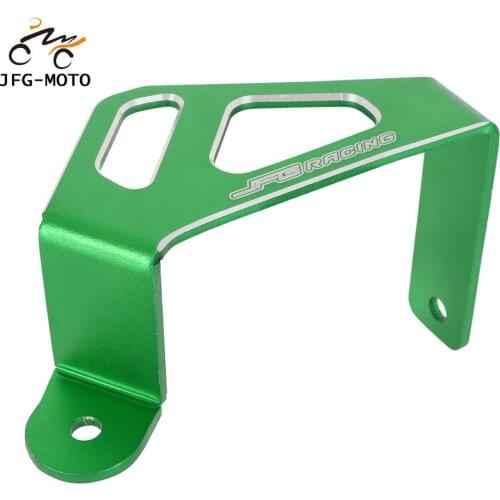Motorcycle CNC Aluminum Rear Brake Caliper Guard For KAWASAKI KDX200 KDX220R KLX300R KX125 KX250 KX500 KLX250 KLX250S Dirt Bike