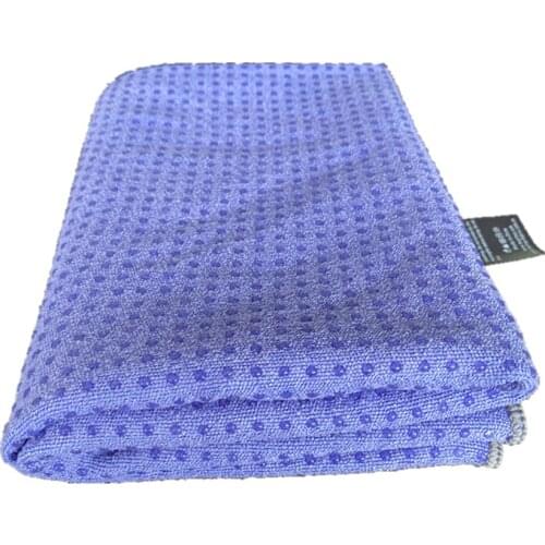 JUST hot sale microfiber non-slip yoga towel with silicone