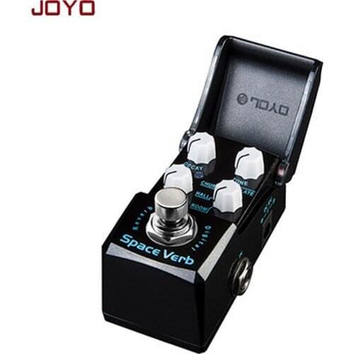 Guitarra Effect Pedal JF-317 Space Verb(reverb) reverberation guitar effect stompbox 4 modes:ROOM/HALL/CHURCH/PLATE true bypass
