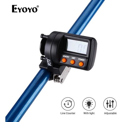 1pc 0-999M 6cm pesca fishing line depth finder counter fishing tool tackle length gauge counter Fishing Tackle Tool