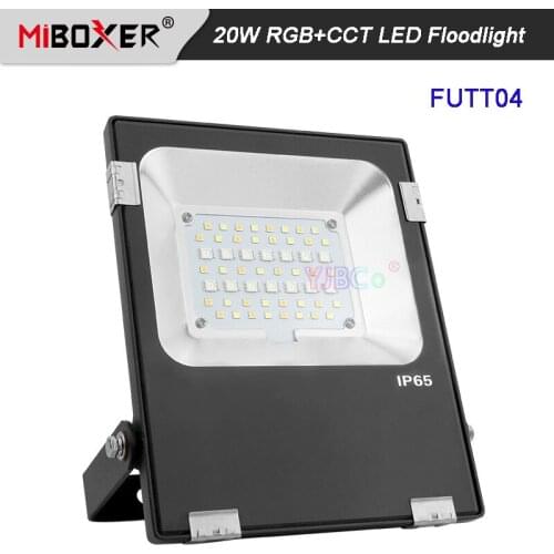 Miboxer FUTT04 20W RGB+CCT LED Floodlight AC 110V 220V Waterproof IP65 RGB LED Outdoor Light Garden lamp for Green space/Park