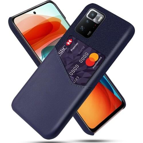 Cloth Texture Card Slot Cover For Xiaomi Poco X3 GT Funda Luxury Febric Slim Antiskid Cases For Xiomi POCO X3GT 6.6" 2021 Coque
