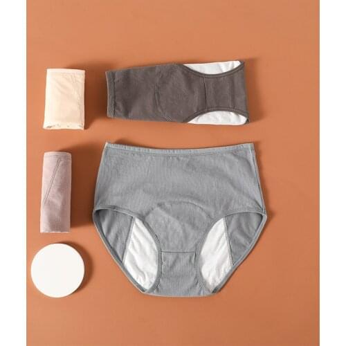 Leak Proof Menstrual Panties Physiological Women Underwear Period Comfortable Waterproof Antibacterial organic cotton colours