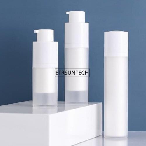 5pcs Vacuum Bottle Pump Airless Luxury Portable Cosmetic Lotion Treatment Travel Empty Bottle Container 15ml/30ml/50ml F3707