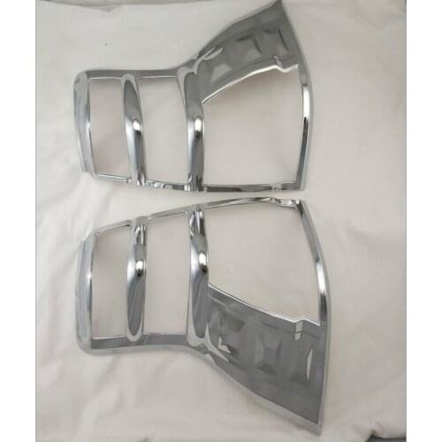 High quality ABS Chrome accessories plated Rear Light Lamp Cover Trim For Toyota Land Cruiser Prado Fj150 2010 2013