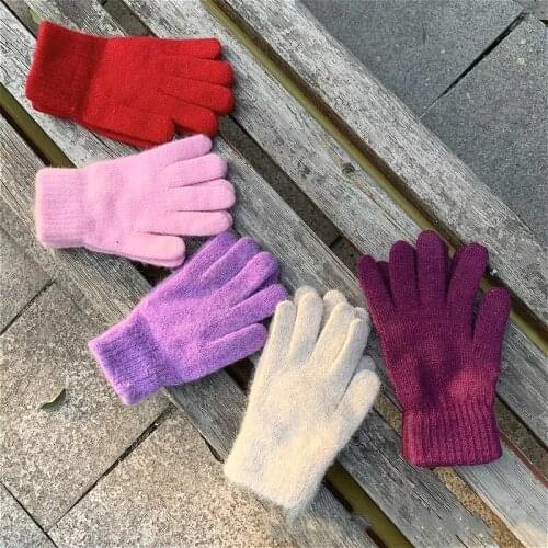 1@# 1pair Gloves Womens Winter Cute Plush Warm Ridin Gloves Womens Gloves Women Winter Gloves Winter Gloves Women