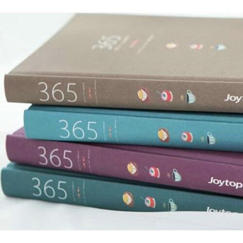 1pcs Cute Stationery Notebook 365 Planner Kawaii A5 Weekly Monthly Daily Diary Planner 2019 And Journals School Supplies