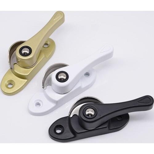 1PC Aluminum Alloy Window Lock Doors Lock Crescent Window Sash Lock Used On Vertical & Horizontal Sliding Windows Security Lock