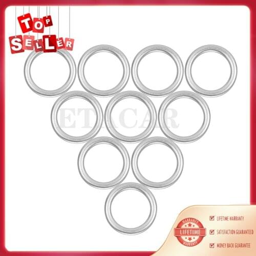 10PCS 14X20X1.5mm Engine Oil Drain Plug Gasket N0138157 For VW Beetle CC J-etta Golf Passat Tiguan A-UDI