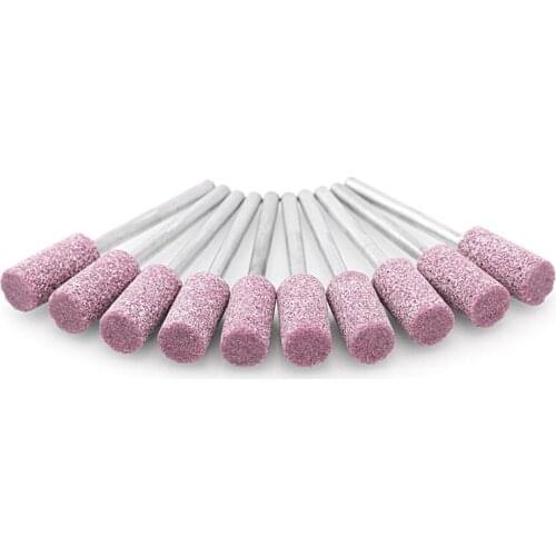 10Pcs Rotary Tool Abrasive Stone Points Electric Grinding Polishing Head Wheel