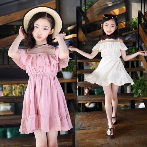 2018 New Girls Dresses Summer Baby Girl Princess Dress For Party Kids Cute Evening Dresses For Girls 2-14Y Children Clothing