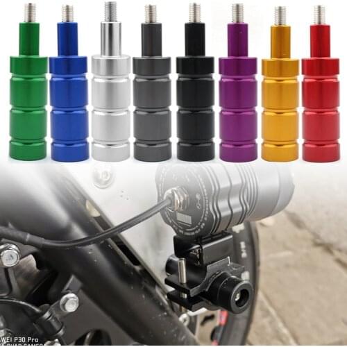 8 ColorMotorcycle LED Headlight Fog Light Mounting Bracket Post Support Base M8 M6 Mount Bike Sport Tail Light Spotlight Bracket
