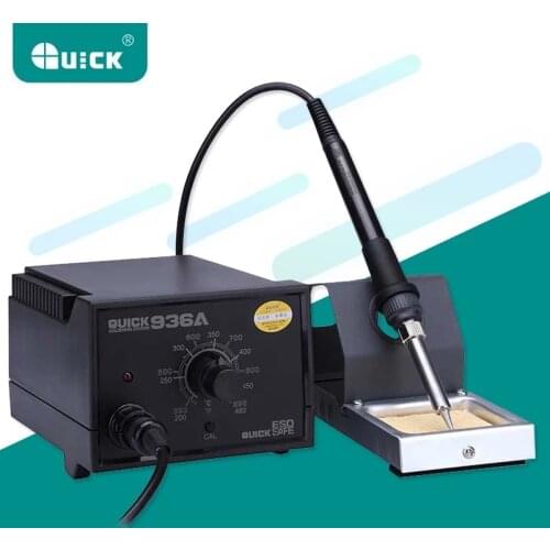 QUICK 936A 220V Constant Temperature Antistatic 60w Soldering Station Solder Iron SMD Rework Station Dropshipping
