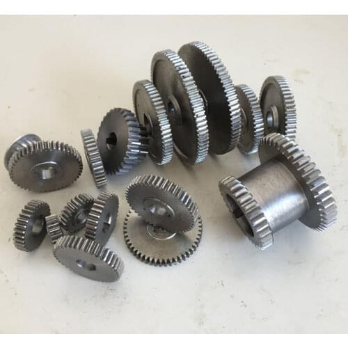 Free shipping 18pcs/set mini lathe gears , Metal Cutting Machine gears , lathe gears