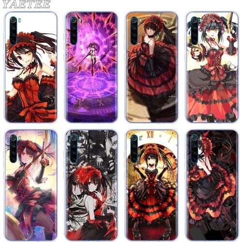 Anime Kurumi Tokisaki Phone Case for Xiaomi Redmi Note 9S 9 Pro 8T 6 7 8 Pro 6A 7A 8A 9A 9C K20 K30 5G TPU Soft Cover