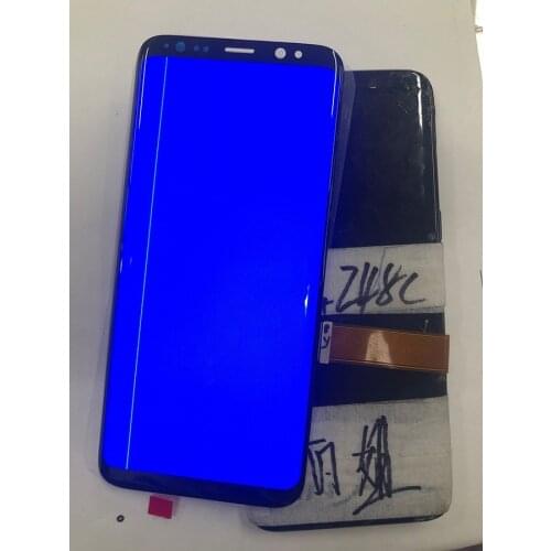 AMOLED With Line S8 Plus Replacement For SAMSUNG Galaxy S9 S9+LCD Touch Screen Digitizer With black spots Line G960 G965 Display