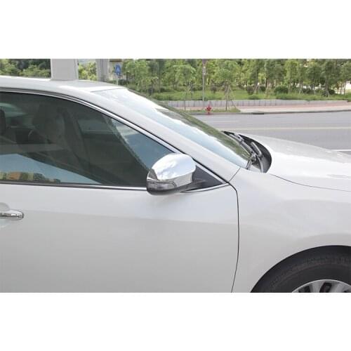 For Toyota Camry 2015 2pcs/set ABS Chrome Car Side Door Rearview Mirror Cover Trim Protector Molding Accessories Auto Parts